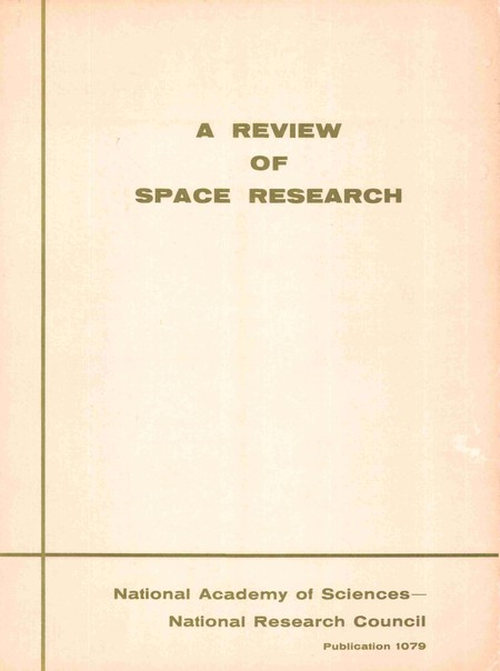 Cover of A review of space Research, 1962
